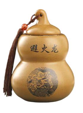 黄铜朱砂转运空心葫芦随身便携钥匙扣挂件吊坠批发镇宅铜葫芦