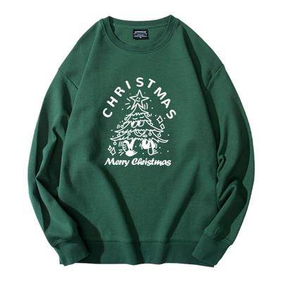 棉牵加绒外穿橄榄绿色显白内卫衣