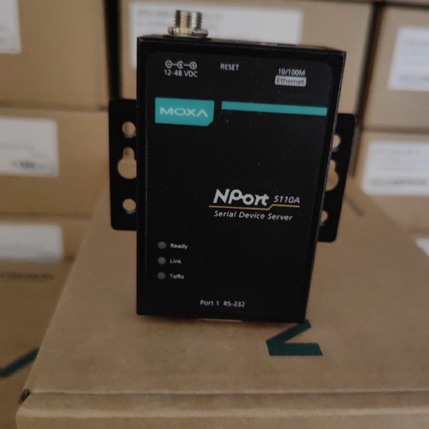 议价MOXA NPORT 5110A RS-232 1口串口服务器 现货
