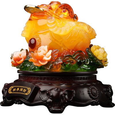 金蟾招财摆件三足金蝉开业礼品