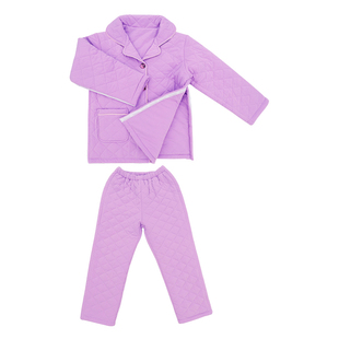 冬季加厚保暖护理服男女卧床病人易穿脱夹棉手术后专用康复服棉袄