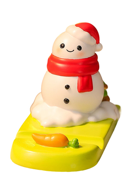 圣诞雪人手机支架摆件可爱办公桌面圣诞老人装饰品圣诞节创意礼物