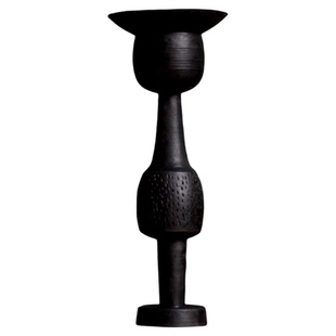 龙山文化黑陶大全高脚杯蛋壳陶仿古陶器摆件装饰品装饰品送礼收藏