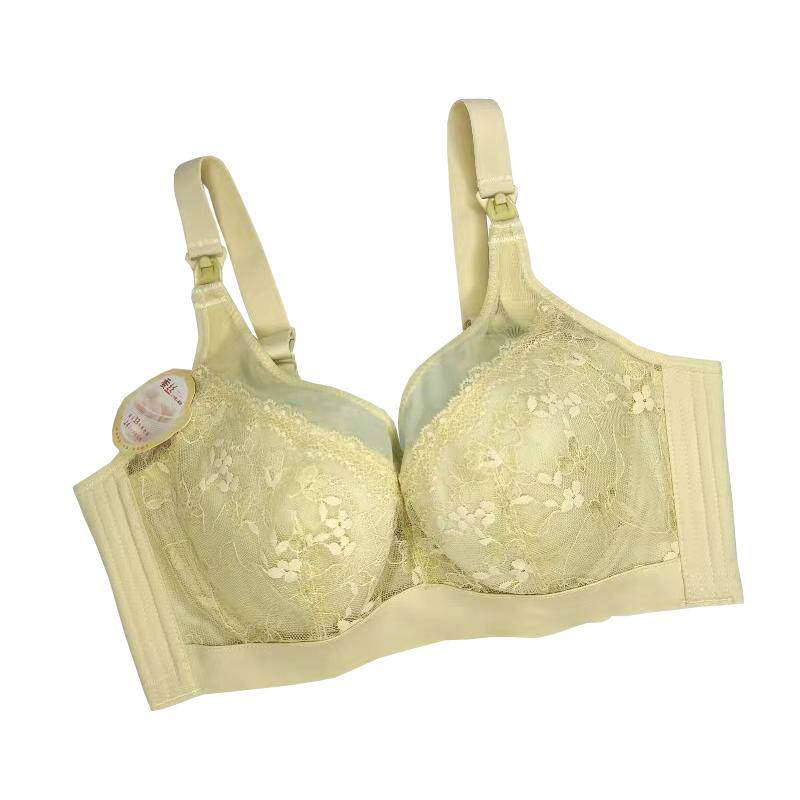 哺乳文胸有钢圈内里含蚕丝调整型