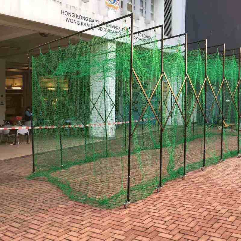 铁架款打击笼120股5cm网格笼挡网球网加粗款PE网运动户外球网棒球