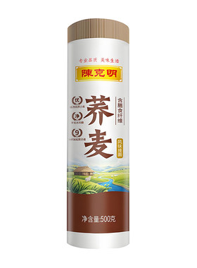 陈克明荞麦风味挂面低脂粗粮面条