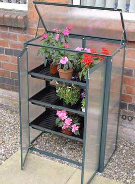 阳光板温室花房植物栽培观赏家庭阳光房生态PC板大棚种植园庭院