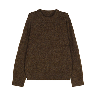 MRS Studios 天然混色牦牛绒复古时髦圆领针织毛衣/围脖/帽子