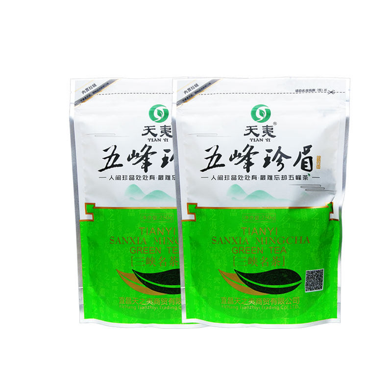 厚劲耐泡冲5道炒青绿茶五峰珍眉