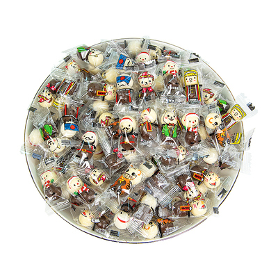 网红圣诞麦丽素黑白巧克力糖果