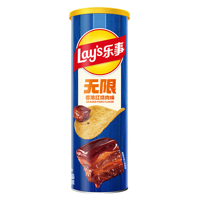 乐事无限薯片红烧肉味90g
