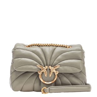 PINKO2025女士Puff绗缝斜挎飞鸟包100039A1EX