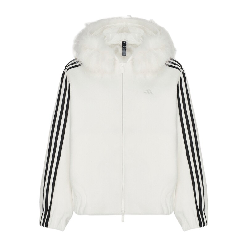 滔搏丨adidas阿迪达斯女子DCE FLUFFY JKT运动休闲卫衣外套LE8847