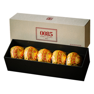 澜沧古茶0085小沱2022第11代 5沱盒装 景迈山古树纯料熟普送礼盒