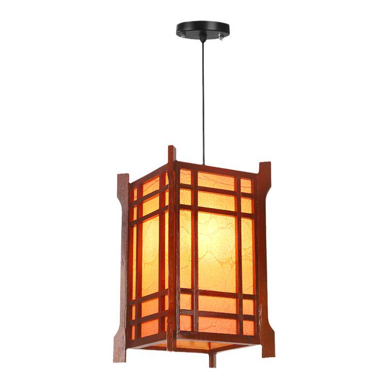 乐坊灯灯餐厅实木中式家装灯具