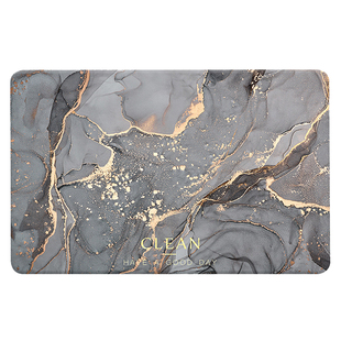 2026新款浴室吸水地垫卫生间门口防摔防滑垫速干高端皮革专用防水