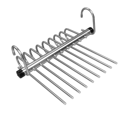 折叠裤架裤夹家用多功能多层衣架不锈钢裤挂衣柜内置裤子收纳神器