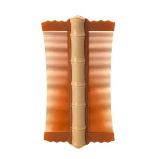 篦子梳去头屑清理神器加密细齿女生刮头除小虱子卵竹子超密齿梳子