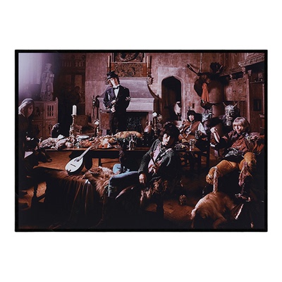 滚石乐队酒吧挂画复古怀旧音乐