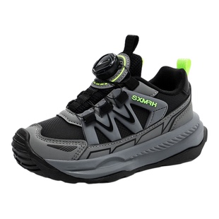 双星男童鞋子2025秋冬新款皮面儿童运动鞋男孩冬季加绒保暖二棉鞋