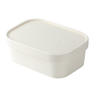 一次性餐盒牛皮纸方形打包盒水果快餐饭盒轻食野餐便当纸盒沙拉盒