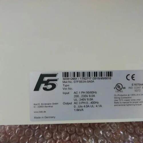 议价德国KEB科比变频器 F5.C0R--760A  F5.C0R--760A全新原装正品