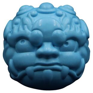 优化绿松石文玩手串配珠雕刻件单珠兽珠龙九子配饰顶珠手链小隔珠