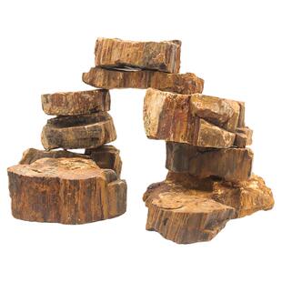 鱼缸造景石天然木化石原石水族箱装饰摆件生态草缸水底石头看图选