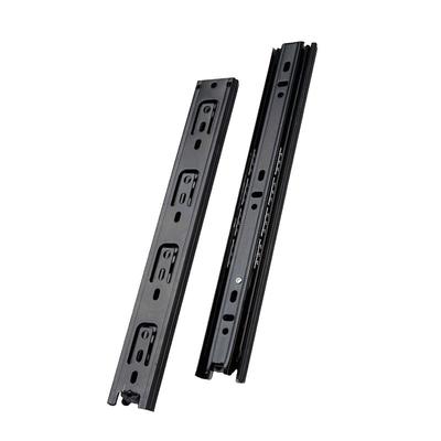 二三节静音家具侧装滚珠抽屉轨道