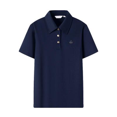 Navigare老钱风休闲短袖polo衫