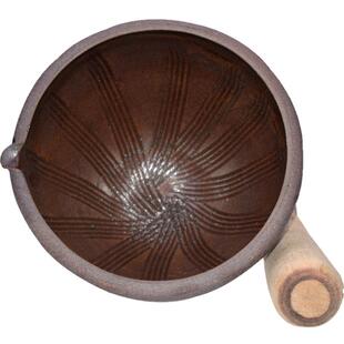 安仁特产抖辣椒钵碗家用擂辣椒皮蛋钵擂钵擂茶研磨器土陶碗捣蒜器