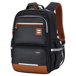 【蒋勤勤代言】25年新款卡拉羊初高中生风琴书包轻便减负防下坠双肩包男中学生大容量多隔层背包女耐磨易打理