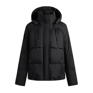 Navigare意大利小帆船通勤连帽羽绒服女士秋冬新款加厚保暖外套