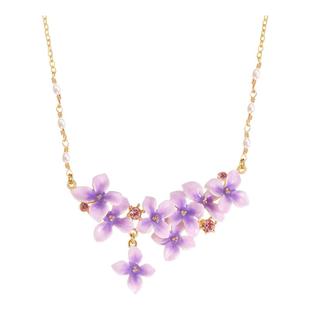 【礼】Juicy Grape丁香花项链女春原创设计感甜美气质花朵锁骨链