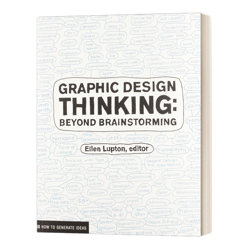 英文原版 Graphic Design Thinking 平面设计思维 好设计是这样想出来的 给设计师的30种创意思考法 英文版 进口英语原版书籍