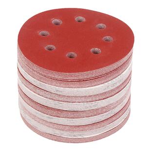 5寸8孔圆盘干磨1000目砂纸不锈钢墙壁亚克力大理石抛光打磨神器片