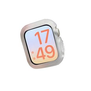 适用applewatch10保护壳S11苹果S10手表iwatch9保护套S9硅胶S8表壳11表带SE表套8女7软壳男边框新款ultra2/3