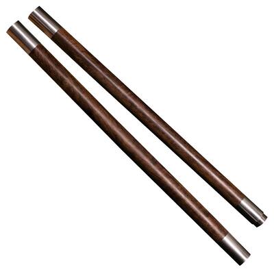 乌木紫光檀武术表演拼接健身棍子