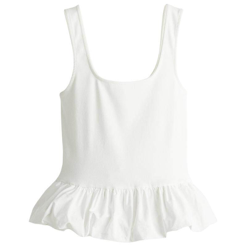 HM夏季女装泡泡下摆背心1273064