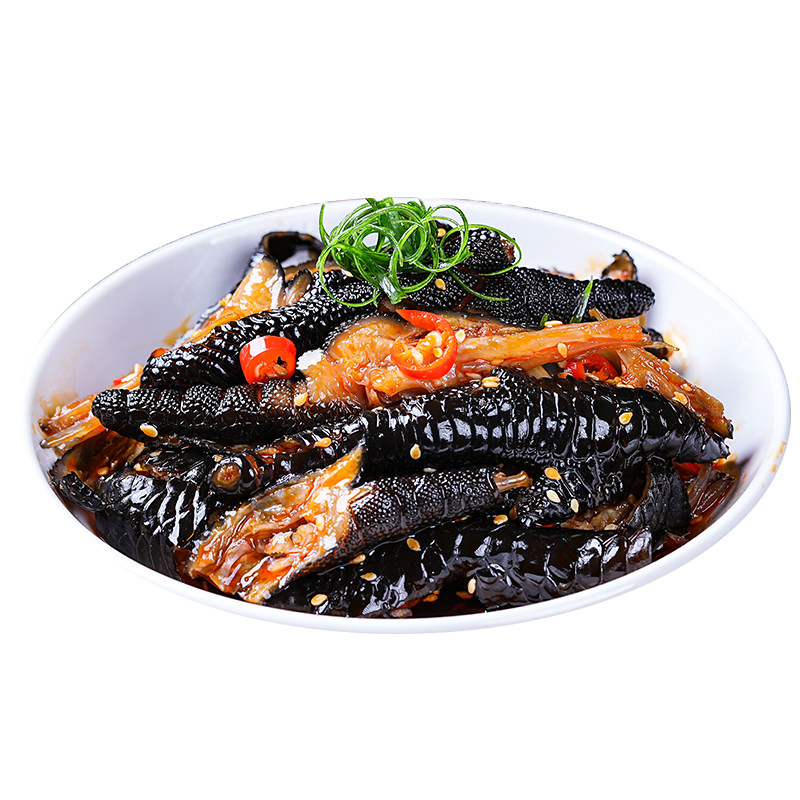 麻辣无骨鸡爪去骨鸡脚黑鸡爪凉菜