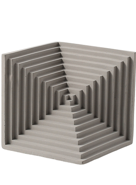 现代简约水泥几何阶梯家居装饰品