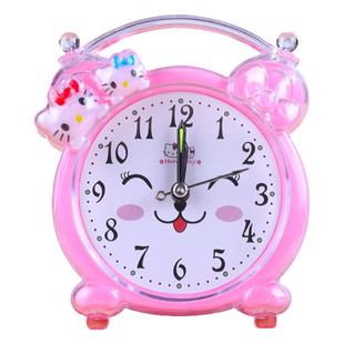 新款静音小闹钟学生用专用起床神器闹表儿童男孩女孩桌面时钟扫秒