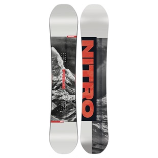 NITRO尼卓滑雪板单板PRIME RAW全能滑行滑雪单板2526男款入门单板