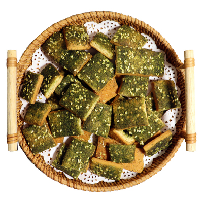 老宁波苔菜饼奉化特产芝麻酥饼