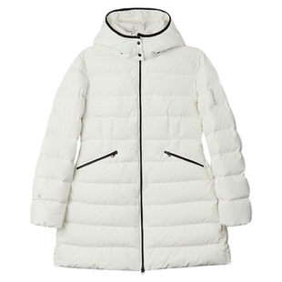 SPYDER蜘蛛秋冬女子防风保暖鹅绒中长款可拆连帽厚羽绒服25CF226W