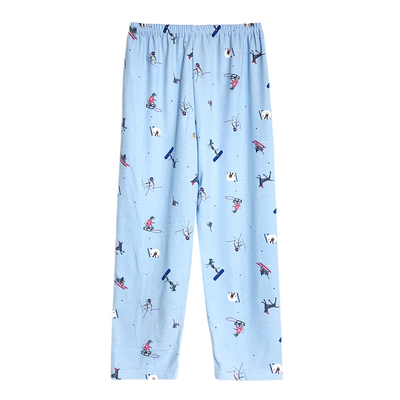 男童睡裤纯棉家居宽松中大童长裤