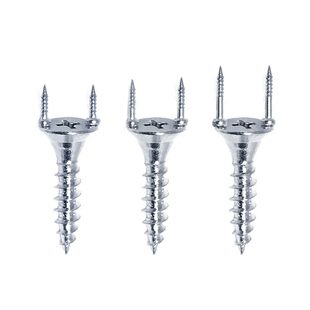 十字头无痕钉十字头羊角钉双向固定钉踢脚线专用螺丝超强PVC木材