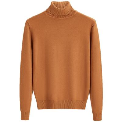 高领抗起球仿羊绒毛衣高档保暖