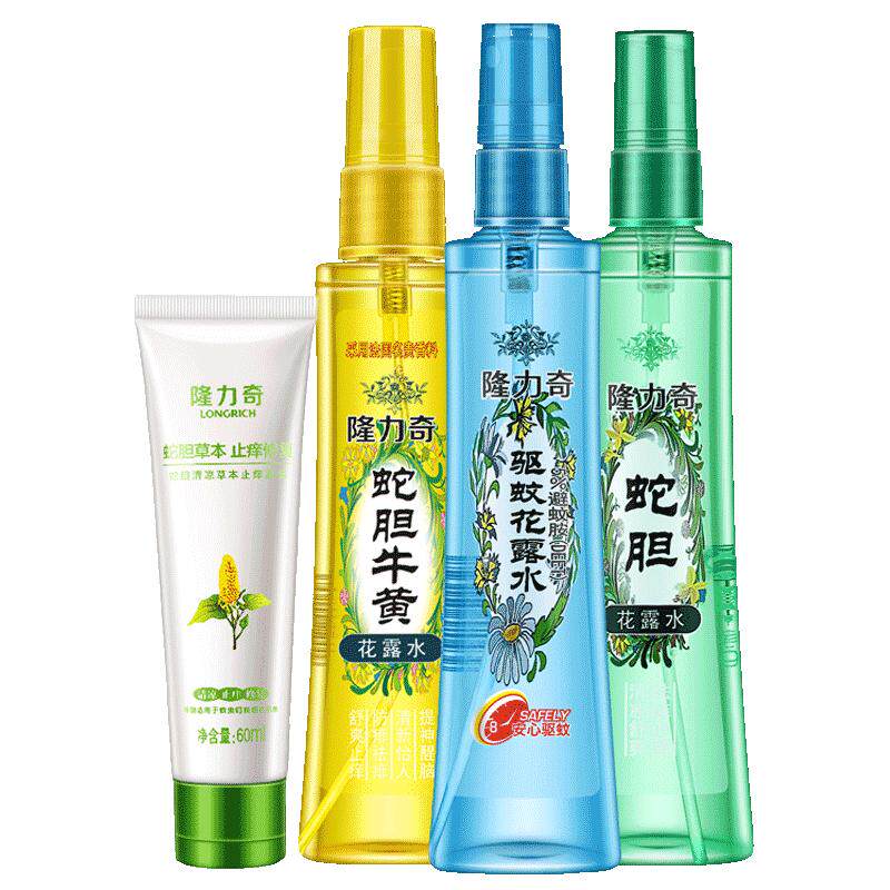 隆力奇驱蚊花露水牛黄止痒喷雾