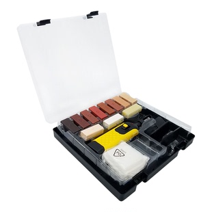 木地板修复蜡块瓷地板修补工具瓷地板凹痕强化修复蜡块电洛铁套件